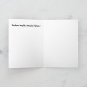 Funny mafia, aanpasbaar wenskaart voor verjaardag kaart (Binnen)