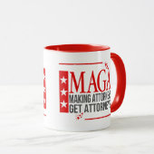 Funny MAGA Coffee Mok Sarcastic Political Quote (Voorkant rechts)