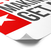 Funny MAGA-Poster met Sarcastisch politiek citaat Poster (Hoek)