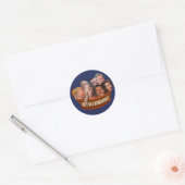 Funny MAGA Republikeinen Hel in een handtas Ronde Sticker (Envelop)