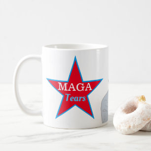 Funny MAGA Tears Trump Clown Political Coffee Mok