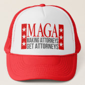 Funny MAGA Trucker Hat Sarcastic Political Quote Trucker Pet (Voorkant)