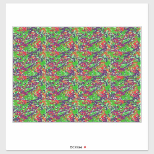 Funny Magic Eye 67 Sticker (Vel)