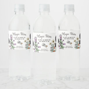 Funny Magic Potion Ghost Halloween Baby shower Waterfles Etiket