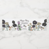 Funny Magic Potion Ghost Halloween Baby shower Waterfles Etiket (Enkel label)