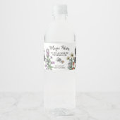 Funny Magic Potion Ghost Halloween Baby shower Waterfles Etiket (Voorkant)