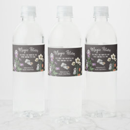 Funny Magic Potion Ghost Halloween Baby shower Waterfles Etiket