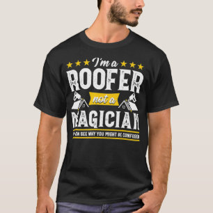 Funny Magicia Roofer Gift Mannen Mechanic Contract T-shirt