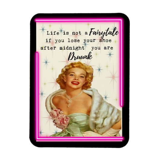Funny Magnet Best Friend Gift "Fairytale" Magneet (Verticaal)