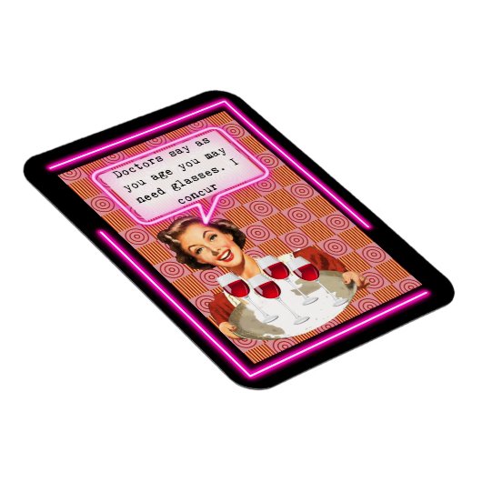 Funny Magnet Best Friend Gift "Glasses" Magneet (Rechterzijde)