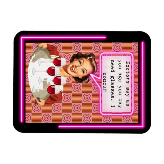 Funny Magnet Best Friend Gift "Glasses" Magneet (Horizontaal)