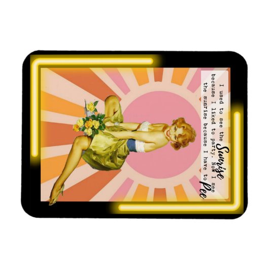 Funny Magnet Best Friend Gift "Sunrise" Magneet (Horizontaal)