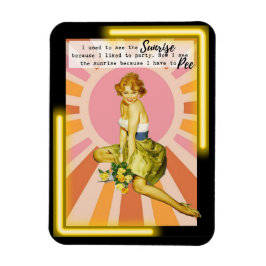 Funny Magnet Best Friend Gift "Sunrise" Magneet