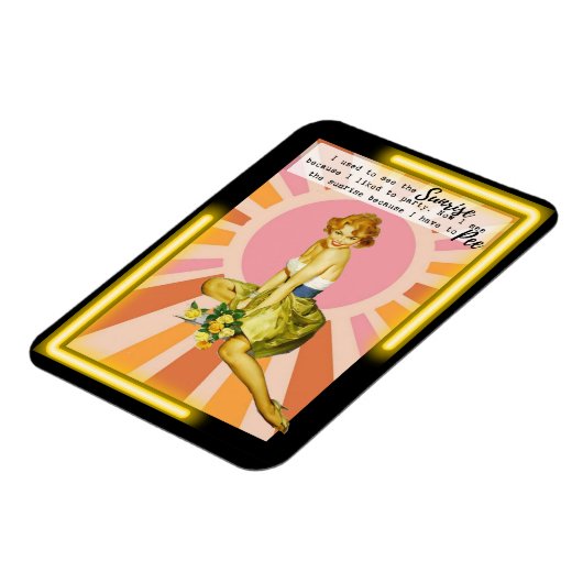 Funny Magnet Best Friend Gift "Sunrise" Magneet (Linkerzijde)