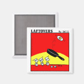 Funny Magnet met gymnast-eieren (Voorkant / Achterkant)