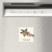 Funny Magnet met Plauful Giraffe- Smile (Insitu (Vaatwasser))