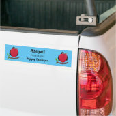 Funny magnificous frigate bird cartoon bumpersticker (Op Truck)