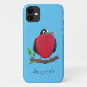 Funny magnificous frigate bird cartoon Case-Mate iPhone case