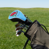 Funny magnificous frigate bird cartoon golfheadcover (Insitu)