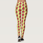 Funny magnificous frigate bird cartoon leggings (Achterkant)