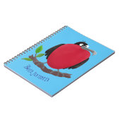 Funny magnificous frigate bird cartoon notitieboek (Linkerzijde)