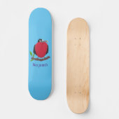 Funny magnificous frigate bird cartoon persoonlijk skateboard (Voorkant)