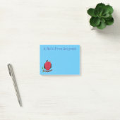 Funny magnificous frigate bird cartoon post-it® notes (Kantoor)