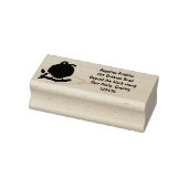 Funny magnificous frigate bird cartoon rubberstempel (Stempel)