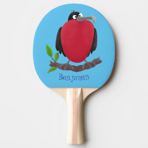 Funny magnificous frigate bird cartoon tafeltennisbatje