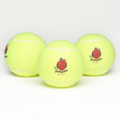 Funny magnificous frigate bird cartoon tennisballen (Multi)