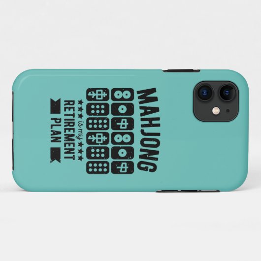 Funny Mahjong Case-Mate iPhone Case (Achterkant (horizontaal))