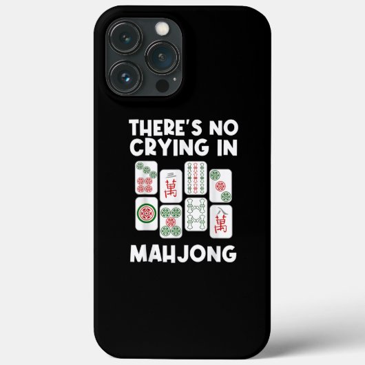 Funny Mahjong Gift voor Mannen Tile Game Lover Case-Mate iPhone Case (Achterkant)