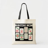 Funny Mahjong Gift voor moeder Tile Game Lover Tote Bag (Voorkant)