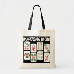 Funny Mahjong Gift voor moeder Tile Game Lover Tote Bag