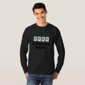 Funny Mahjong Mama 1 T-shirt (Voorkant volledig)