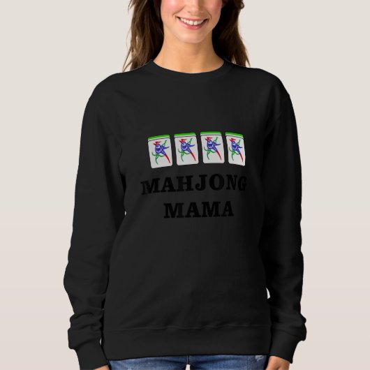 Funny Mahjong Mama 1 Trui (Voorkant)