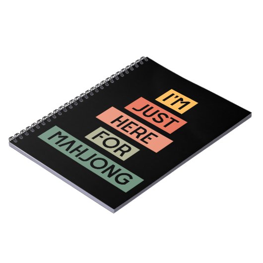 Funny Mahjong Notitieboek (Linkerzijde)