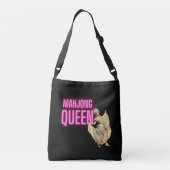 Funny  Mahjong Queen Crossbody Tas (Achterkant)