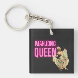Funny  Mahjong Queen Sleutelhanger