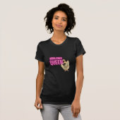 Funny Mahjong Queen T-shirt (Voorkant volledig)