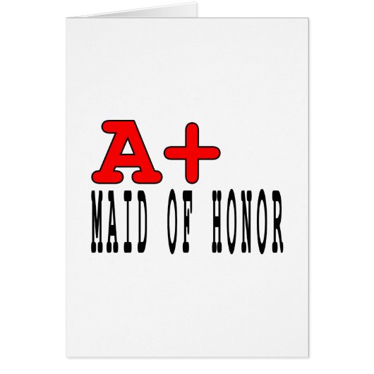 Funny Maids of Honor : A+ Maid of Honor (Voorkant)