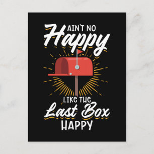 Funny Mail Carrier Postal Worker Mailman Briefkaart