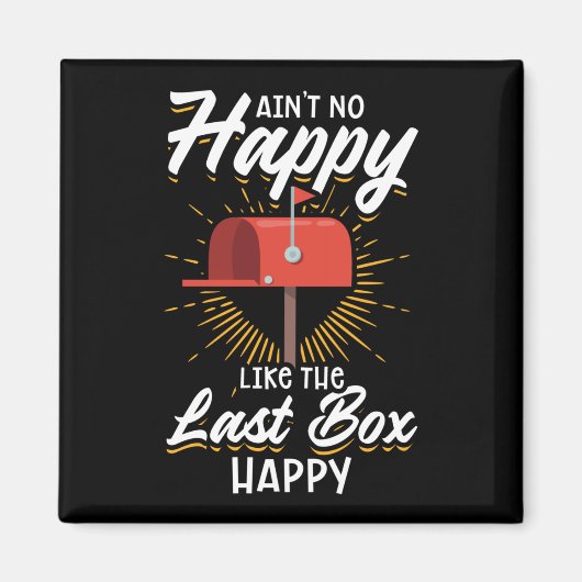 Funny Mail Carrier Postal Worker Mailman Magneet (Voorkant)