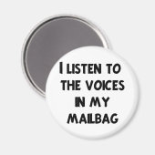 Funny Mail Carrier T-shirts en geschenken Magneet (Voorkant / Achterkant)