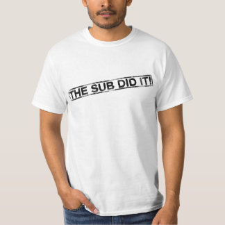 Funny Mail Shirt - de sub deed het