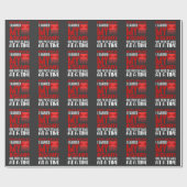 Funny Mailman Humor Insanity Mail Carrier Gezegde Cadeaupapier (Vlak)