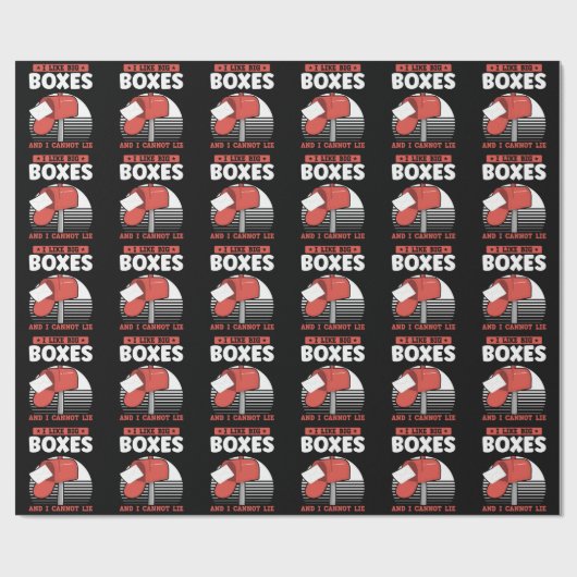 Funny Mailman Postal Worker Mail Carrier Cadeaupapier (Vlak)