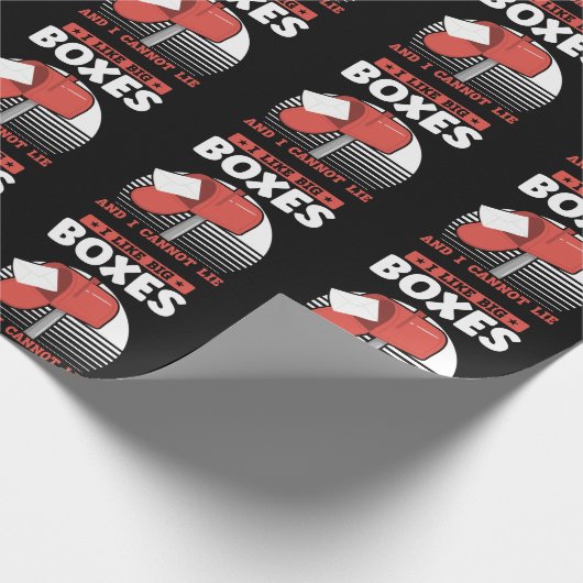 Funny Mailman Postal Worker Mail Carrier Cadeaupapier (Hoek)