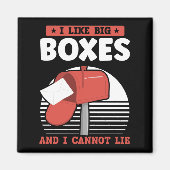 Funny Mailman Postal Worker Mail Carrier Magneet (Voorkant)