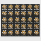 Funny Mailman Sloth Postal Worker Cadeaupapier (Vlak)